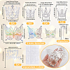 Alloy Rhinestones Crown & Acrylic Cake Toppers & Paper Wall Stickers and Crystal Head Steel Sewing Craft Positioning Needles for Birthday Cake Decoration DIY-SP0003-27S-2