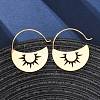 304 Stainless Steel Dangle Earrings EJEW-Z118-07G-01-2