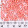 6/0 Baking Paint Glass Round Seed Beads SEED-S036-01C-12-3