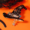 Halloween Alloy Enamel Witch Hat Brooches for Women SC0855-4-2
