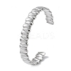 304 Stainless Steel Cuff Bangles for Women BJEW-Z078-13P-1