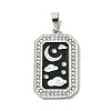 304 Stainless Steel Pendants STAS-C101-08P-05-1
