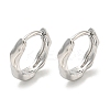 Brass Hoop Earrings EJEW-L211-010B-P-1
