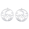 Non-Tarnish 201 Stainless Steel Pendants STAS-N090-LA958-1-1