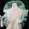 10 Yards Lucency Polyester Pleated Lace Trim OCOR-GF0004-74F-1
