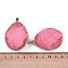 Natural Quartz Crystal Pendants KK-F868-24G-3