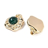 Synthetic Malachite Pendants KK-U043-43G-C-2
