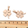 Ion Plating(IP) 304 Stainless Steel Pendants STAS-I135-31RG-3