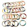 Plating Resin Beads Stretch Bracelets for Women BJEW-P374-01G-2