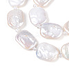 Natural Baroque Keshi Pearl Beads Strands PEAR-D07-03-4