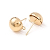 Brass Stud Earring Findings LS-KK-G604-01G-05-2