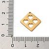 304 Stainless Steel Pendants STAS-O005-19G-3