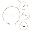 12Pcs 3 Colors 304 Stainless Steel Cable Chains Bracelet Making BJEW-DR0001-03-5