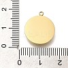 Ion Plating(IP) 304 Stainless Steel Pave Shell Pendants STAS-K263-70G-3