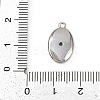 Brass Pave Clear Cubic Zirconia Pendants KK-L238-27P-3