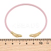 Braided Steel Wire Bangles Making KK-CBA6056-02E-G-3