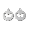 Non-Tarnish 304 Stainless Steel Charms STAS-F300-01P-1