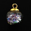 Transparent Glass Globe Pendants LS-FIND-WH0146-35A-3