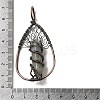 Natural Labradorite Double Terminal Pointed Faceted Bullet Big Pendants G-Q015-01E-3