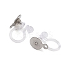 Non-Tarnish 304 Stainless Steel Clip-on Earrings Findings STAS-B072-14P-2