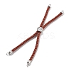 Twisted Nylon Cord Silder Bracelets DIY-B066-03P-31-1