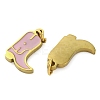 Ion Plating(IP) 304 Stainless Steel Enamel Charms STAS-Z104-05G-2