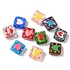 Handmade Lampwork Enamel Beads LAMP-G147-02-1