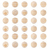 100Pcs 10 Style Unfinished Natural Wood European Beads WOOD-TA0001-55-2