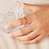 Number Pendant Necklace & Open Cuff Ring JX196A-6
