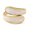 Ion Plating(IP) 304 Stainless Steel Open Cuff Ring for Women RJEW-F166-14G-01-2
