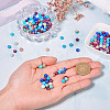 180Pcs 6 Styles Dyed Natural & Synthetic Imperial Jasper Beads Strands G-TA0002-41-7