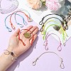 60Pcs 12 Colors Adjustable Waxed Polyester Cord Bracelet Making AJEW-CJ00011-4