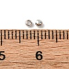 Brass Crimp End Beads X-E002-NF-2