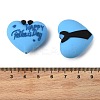 Father's Day Silicone Beads SIL-D014-03A-3