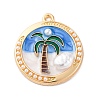 Alloy Enamel Pendants FIND-M060-10G-1