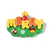 Christmas Opaque Resin Decoden Cabochons RESI-N039-114B-1