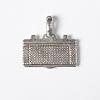 Tibetan Style Pendants X-TIBEB-A8551-AS-LF-2