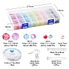 DIY Sparkling Beads Earring Bracelet Making Kit DIY-YW0005-94-4