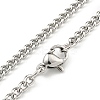 Non-Tarnish 304 Stainless Steel Pendant Necklaces NJEW-L118-02P-05-3