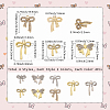 32Pcs 8 Styles Alloy Rhinestone Pendants FIND-SC0016-48-2