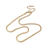 2Pcs 2 Style Ion Plating(IP) 304 Stainless Steel Column Pendant Necklaces Set NJEW-G090-03G-5
