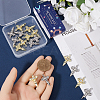 20Pcs 2 Colors Alloy with Rhinestone Pendants FIND-SC0009-94-3