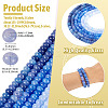 3 Strands 3 Colors Glass Beads Strands GLAA-TA0004-08-4