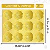 12 Sheets Self Adhesive Gold Foil Embossed Stickers DIY-WH0451-048-2