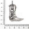 304 Stainless Steel Pendants STAS-V008-11AS-3