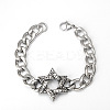 Punk & Viking 304 Stainless Steel Link Bracelets FS-WG44D5C-02-3