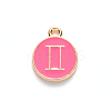 Alloy Enamel Pendants ENAM-S124-01B-03I-2