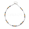 Bohemia Glass Seed Beaded Necklaces NJEW-JN04780-4