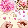 200Pcs Mixed Styles Acrylic Beads OACR-CJ0001-83-4