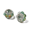 Acrylic Rhinestone Rondelle Beads OACR-S048-02G-1